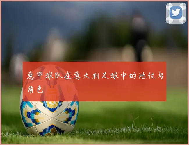 意甲球队在意大利足球中的地位与角色